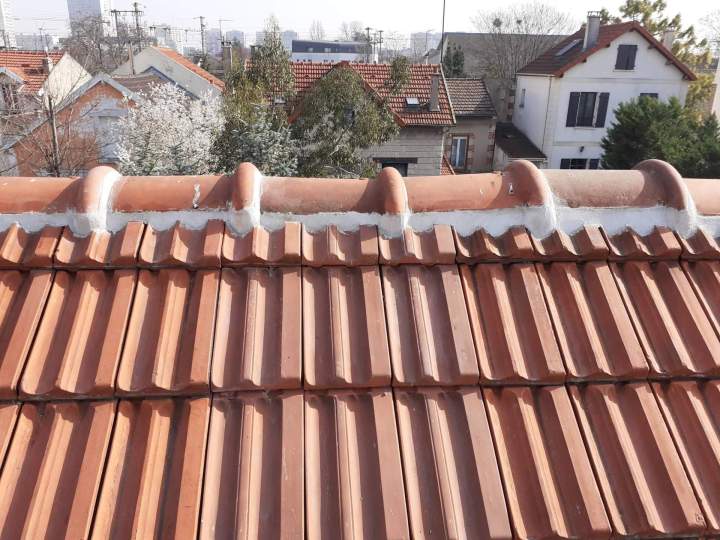 Rénovation toiture en tuile Sannois